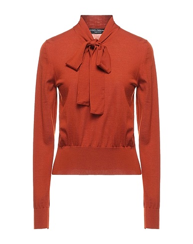 DOLCE&GABBANA Jumper Rust 100% Virgin Wool