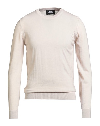 ALPHA STUDIO Jersey Marfil 100% Lana Merina