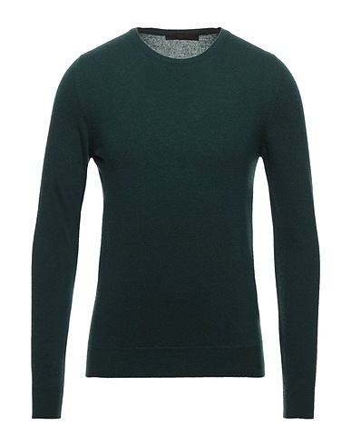 JEORDIE'S Sweater Dark green 90% Merino Wool, 10% Cashmere