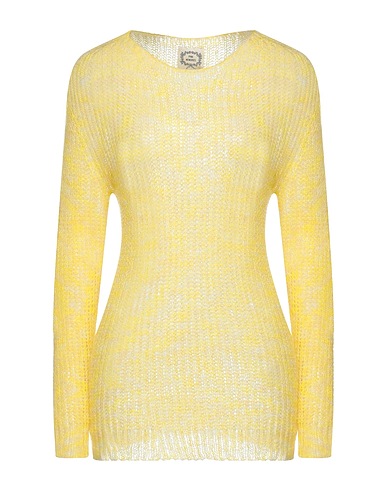 PINK MEMORIES Sweater Yellow 36% Acrylic, 30% Mohair wool, 30% Polyamide, 4% Wool
