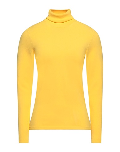 STELLA McCARTNEY Polo neck Yellow 83% Viscose, 17% Polyester