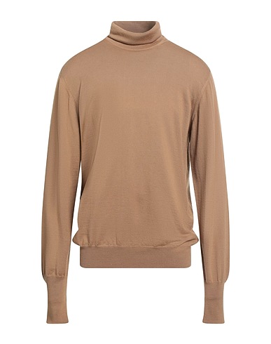 ALPHA STUDIO Turtleneck Camel 100% Merino Wool