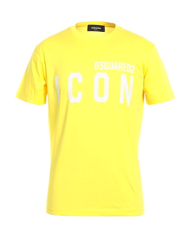 DSQUARED2 Ｔシャツ イエロー コットン 100%