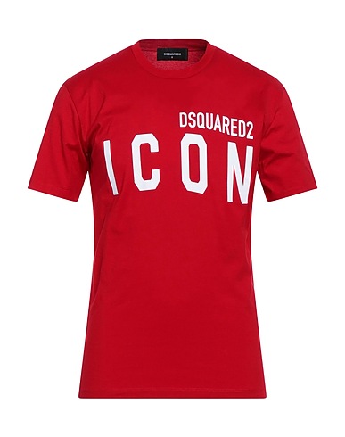 DSQUARED2 T-shirt Tomato red 100% Cotton