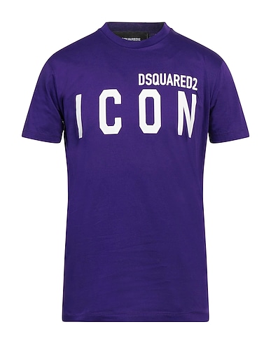 DSQUARED2 T-shirt Purple 100% Cotton