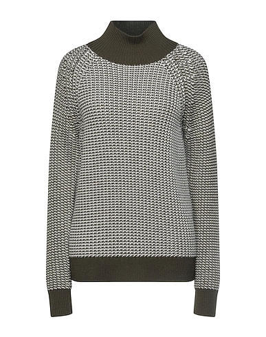 VICTORIA, VICTORIA BECKHAM Polo neck Military green 100% Wool