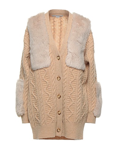 STELLA McCARTNEY Strickjacke Beige 100% Schurwolle, Polyester