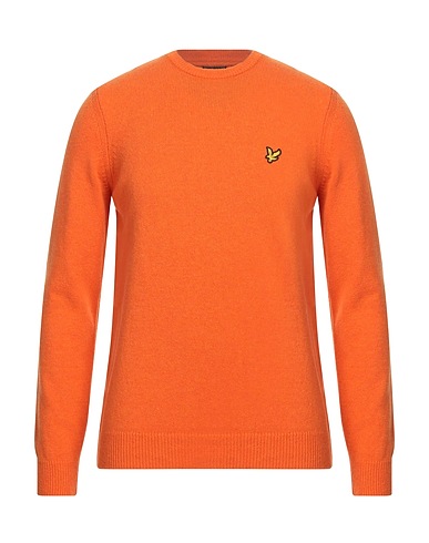 LYLE & SCOTT Pullover VINTAGE Mandarine 80% Laine, 20% Polyamide