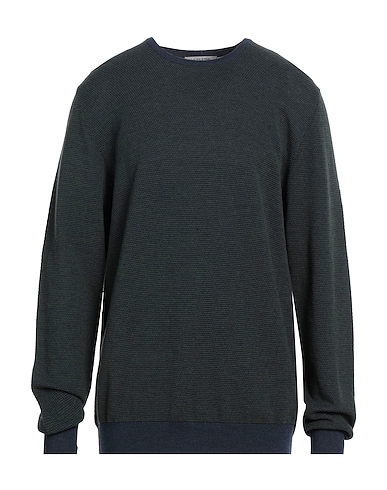 LA FILERIA Jumper Dark green 100% Virgin Wool