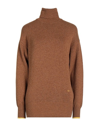 VICTORIA BECKHAM Cashmere blend Camel 97% Cashmere, 3% Elastane