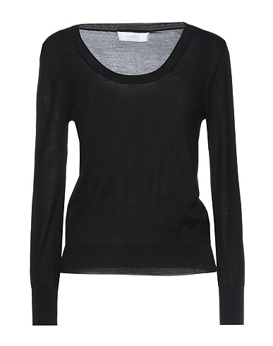 KAOS Jumper Black 100% Wool