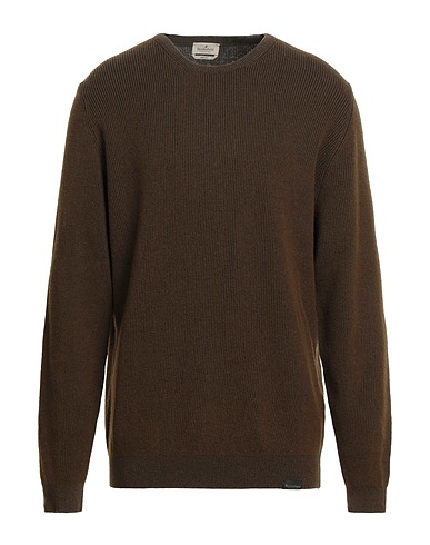 BROOKSFIELD Sweater Khaki 50% Wool, 37% Cotton, 13% Polyamide