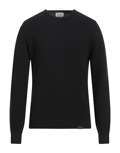 BROOKSFIELD Jumper Dark green 50% Wool, 37% Cotton, 13% Polyamide