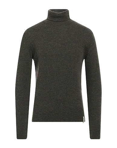 BROOKSFIELD Polo neck Sage green 85% Virgin Wool, 15% Polyamide