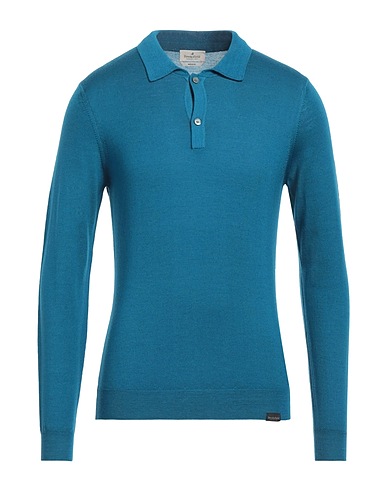 BROOKSFIELD Pullover Verde petrolio 100% Lana Vergine