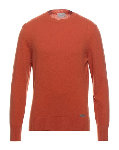 BROOKSFIELD Jumper Orange 100% Virgin Wool