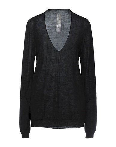 RICK OWENS Jumper Black 100% Virgin Wool