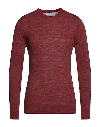 VNECK Pullover Mattone 40% Lana, 30% Viscosa, 30% Acrilico