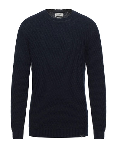 BROOKSFIELD Jumper Midnight blue 35% Polyamide, 30% Wool, 30% Viscose, 5% Cashmere