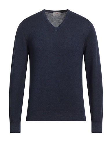 GRAN SASSO Pullover Blu navy 100% Lana Vergine