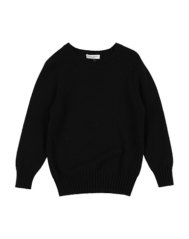 PAOLO PECORA Jumper Black 100% Merino Wool