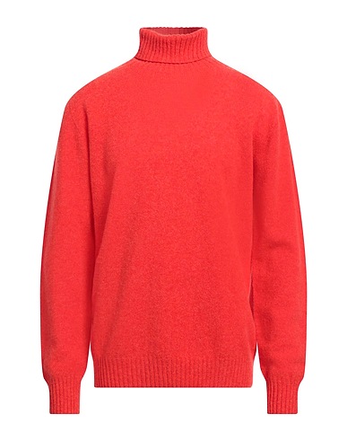 ALTEA Turtleneck Tomato red 100% Virgin Wool