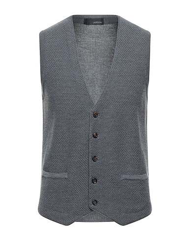 LARDINI Cardigan Grey 100% Wool