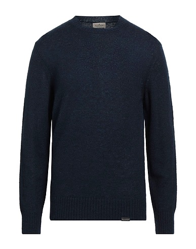 BROOKSFIELD Jumper Midnight blue 35% Acrylic, 30% Polyamide, 21% Wool, 14% Alpaca wool