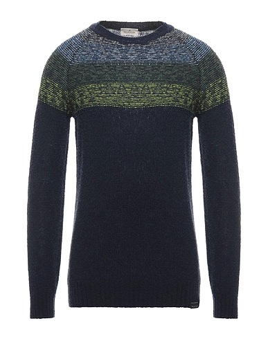 BROOKSFIELD Jumper Midnight blue 85% Virgin Wool, 15% Polyamide