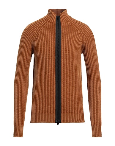 DONDUP Cardigan Camel 100% Wool