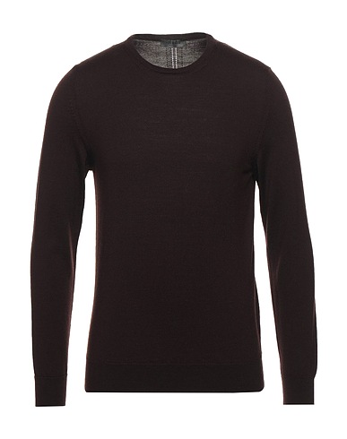 MASQ Pullover Testa di moro 100% Lana Merino