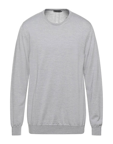 MASQ Pullover Grigio chiaro 100% Lana Merino