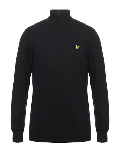 LYLE & SCOTT Turtleneck Black 85% Cotton, 15% Wool