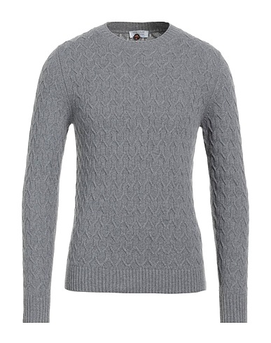HERITAGE Pullover Grigio 90% Lana, 10% Cachemire