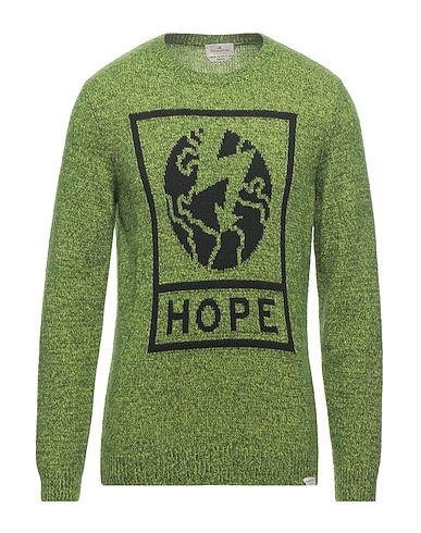 BROOKSFIELD Pullover Verde 86% Lana Vergine, 14% Poliammide
