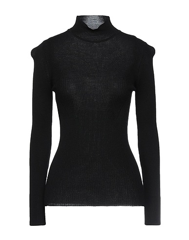 ALBERTA FERRETTI タートルネック ブラック バージンウール 100%