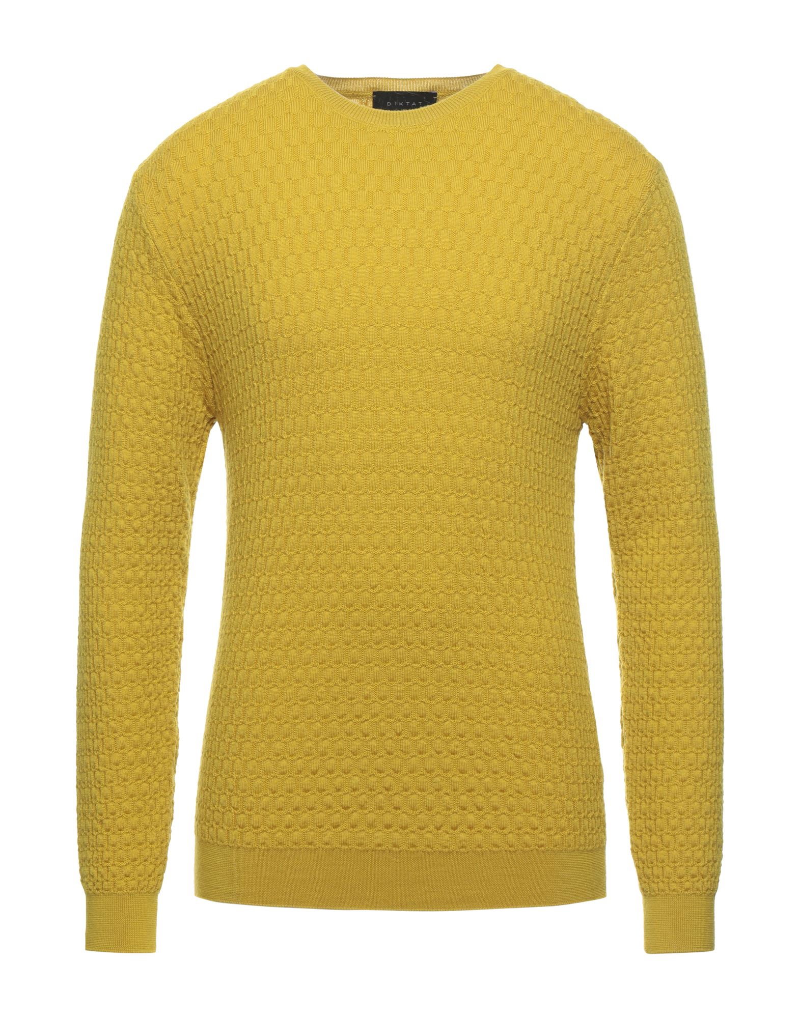 DIKTAT Jumper Yellow 50% Merino Wool, 50% Acrylic