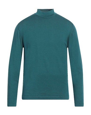 CROSSLEY Polo neck Deep teal 100% Virgin Wool