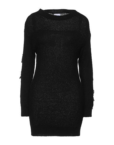 MERCI ITALIA Jumper Black 45% Acrylic, 35% Polyamide, 20% Alpaca wool