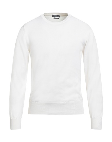 BALLANTYNE Sweater Cream 85% Cotton, 15% Cashmere