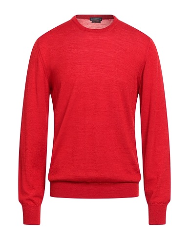 BALLANTYNE Pullover Rosso pomodoro 85% Cotone, 15% Cachemire