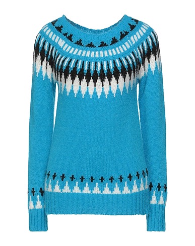 MERCI ITALIA Jumper Azure 45% Acrylic, 35% Polyamide, 20% Alpaca wool