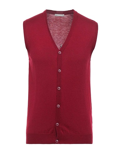 SEINSE Cardigan Burgundy 50% Polyester, 20% Acrylic, 20% Nylon, 10% Merino Wool