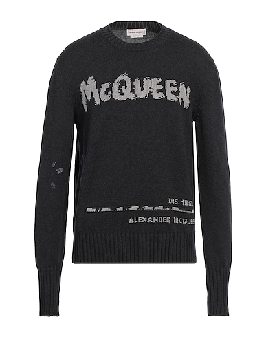 MCQUEEN プルオーバー チャコール コットン 100% / レーヨン