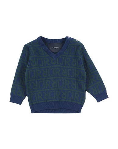 JOHN RICHMOND Sweater Midnight blue 50% Cotton, 50% Acrylic