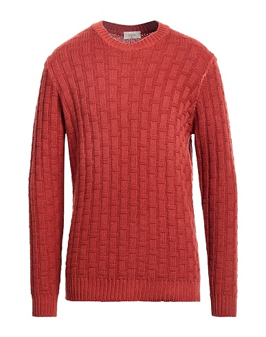ALTEA Jumper Brick red 100% Virgin Wool