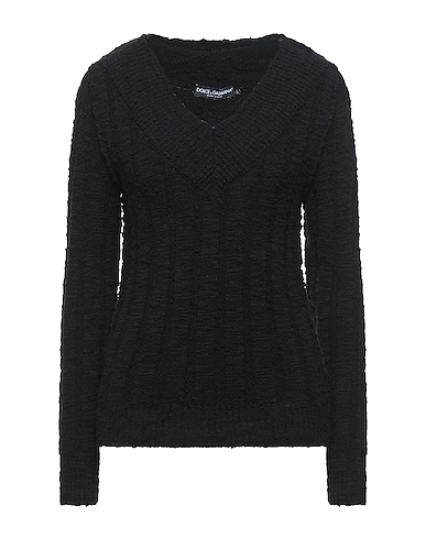 DOLCE&GABBANA Jumper Black 93% Virgin Wool, 7% Polyamide