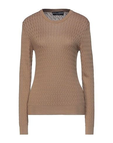 DOLCE&GABBANA Pullover Sand 100% Seide