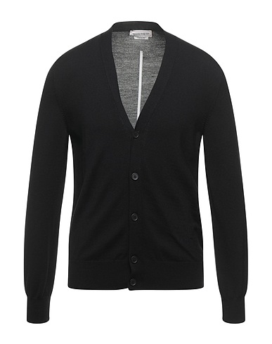 MCQUEEN Cardigan Black 100% Wool, Viscose, Polyamide, Elastane