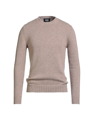 ALPHA STUDIO Cashmere jumper Sand 100% Cashmere